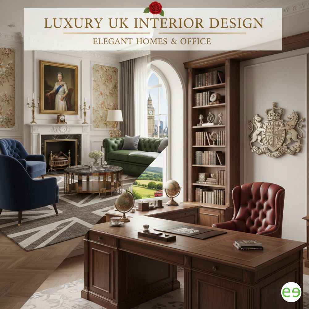 Luxury Interior Design in UK Trends for Elegant Homes & Office