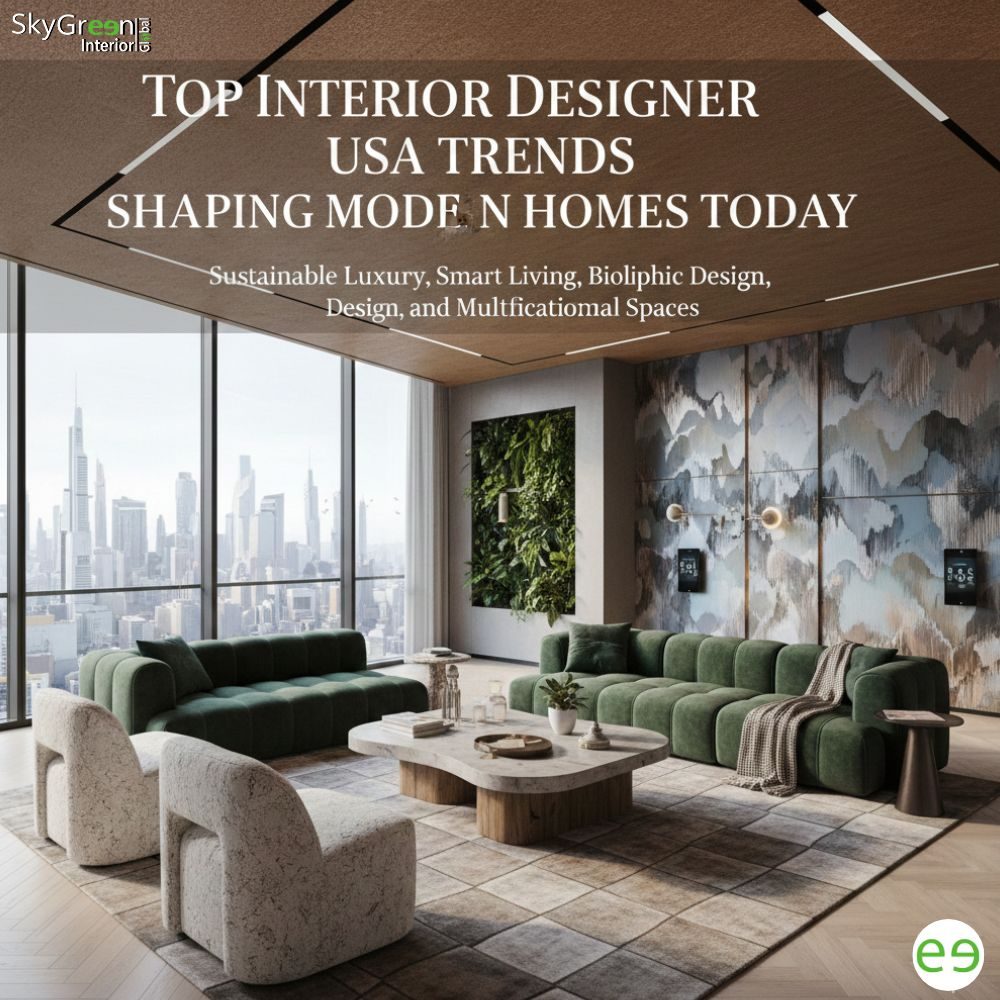 Top Interior Designer USA Trends Shaping Modern Homes Today